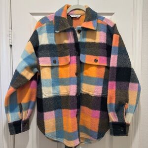Alpine Design Women’s Multicolor Plaid Shacket